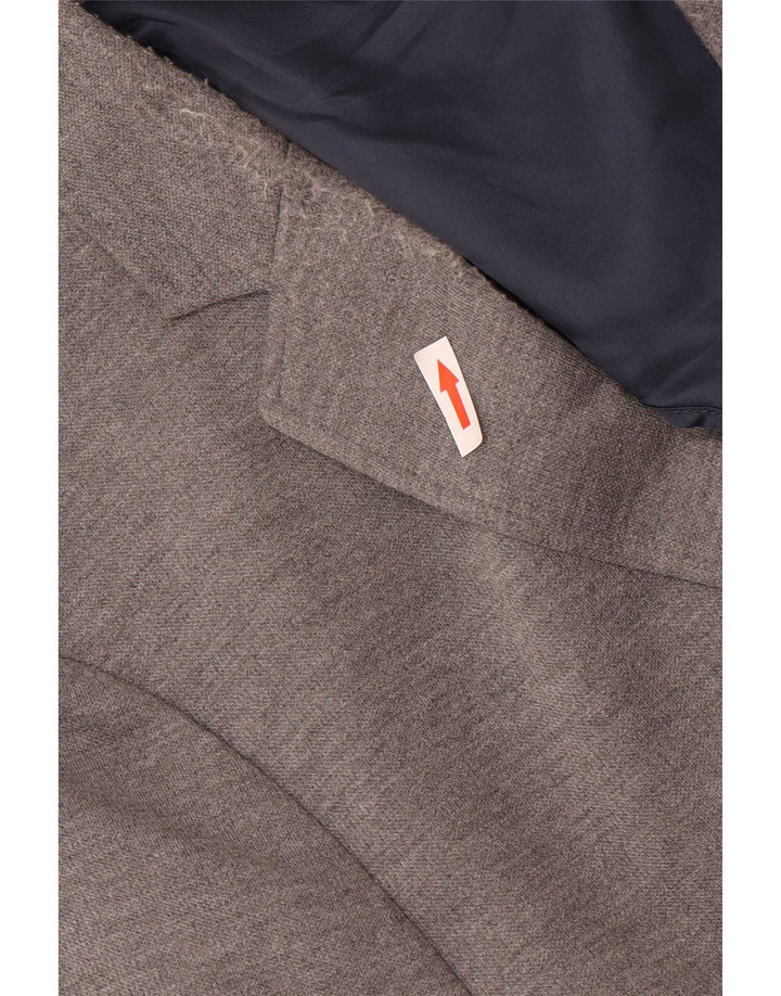 Blazer Jack Wills pentru bărbați cu 2 nasturi UK 38 Medium Gri Poliester Classic