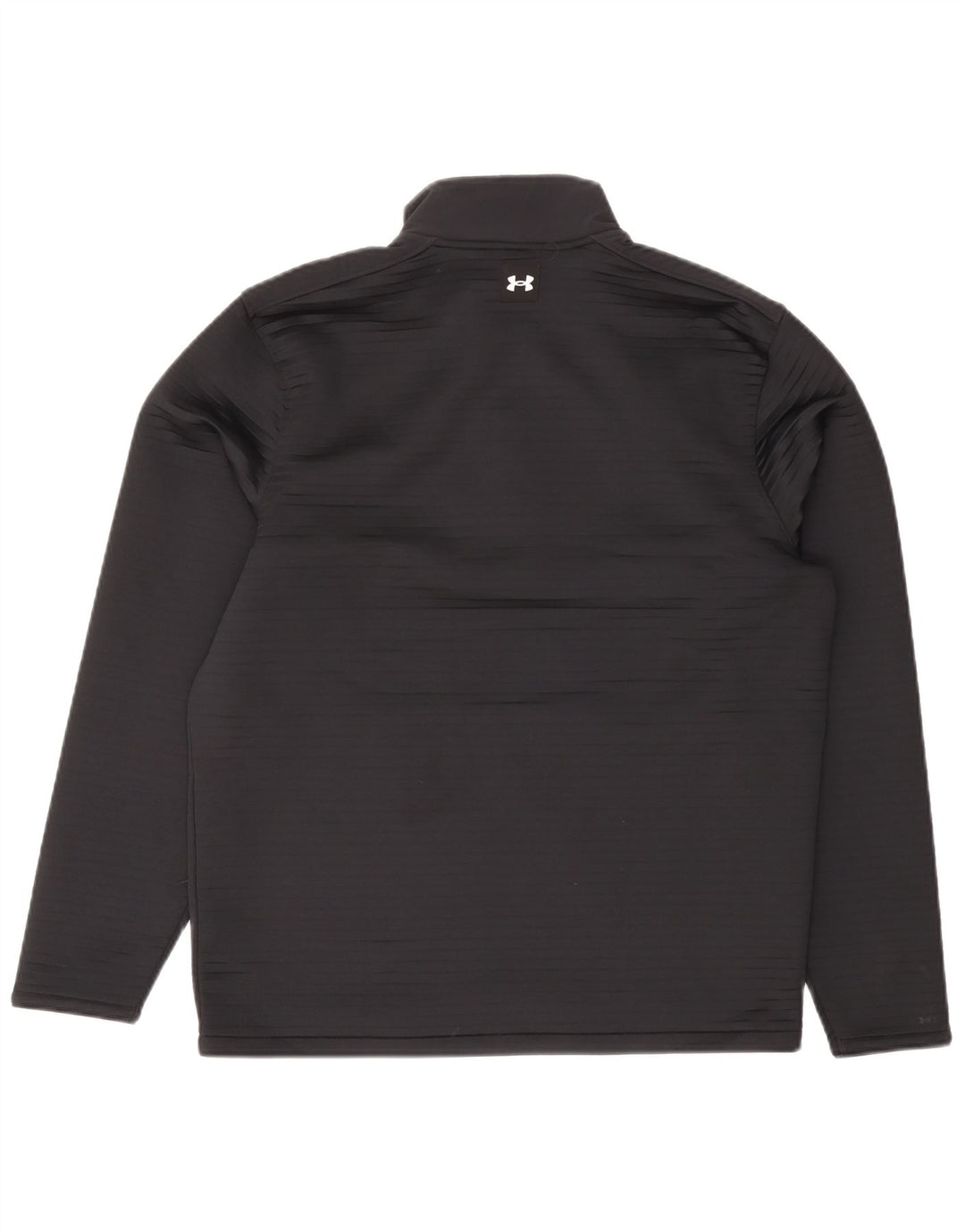Pulover pentru bărbați Under Armour, cu fermoar și gât, poliester mediu negru