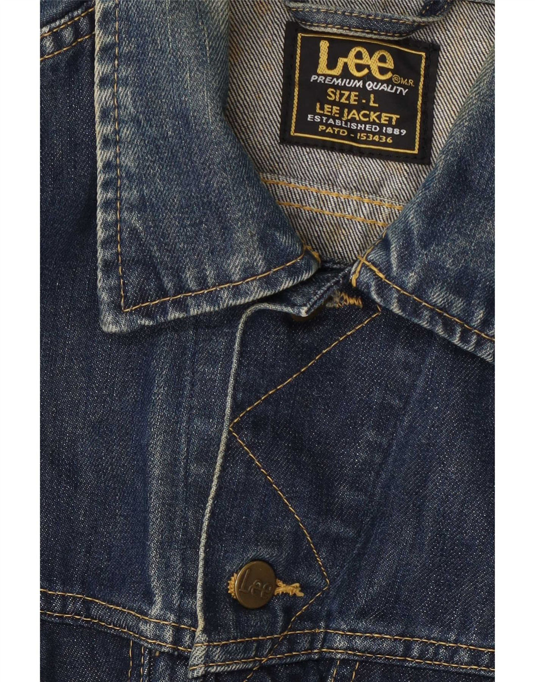 Lee Boys Denim Jacket 12-13 Years Large Blue Bumbac