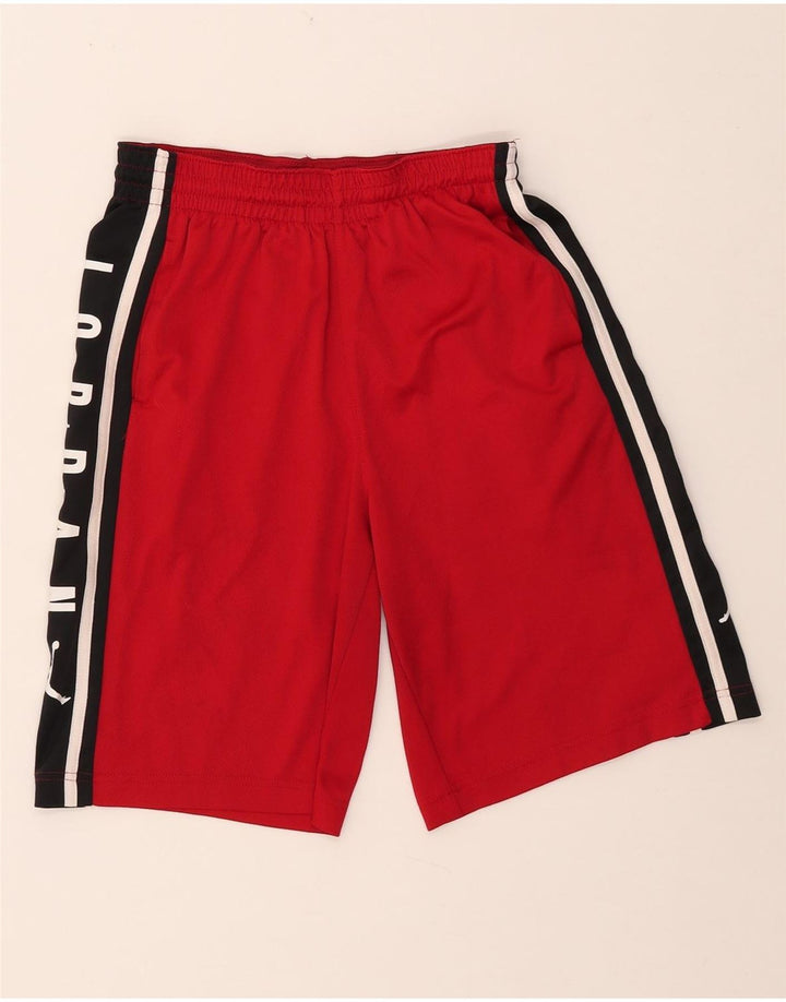Pantaloni scurți sport grafic Dri Fit JORDAN pentru băieți 13-14 ani XL roșu colorblock