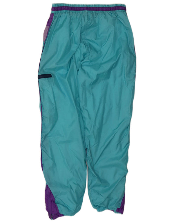 Pantaloni de trening Vintage pentru bărbați Cargo Joggeri mari, albastru, color block