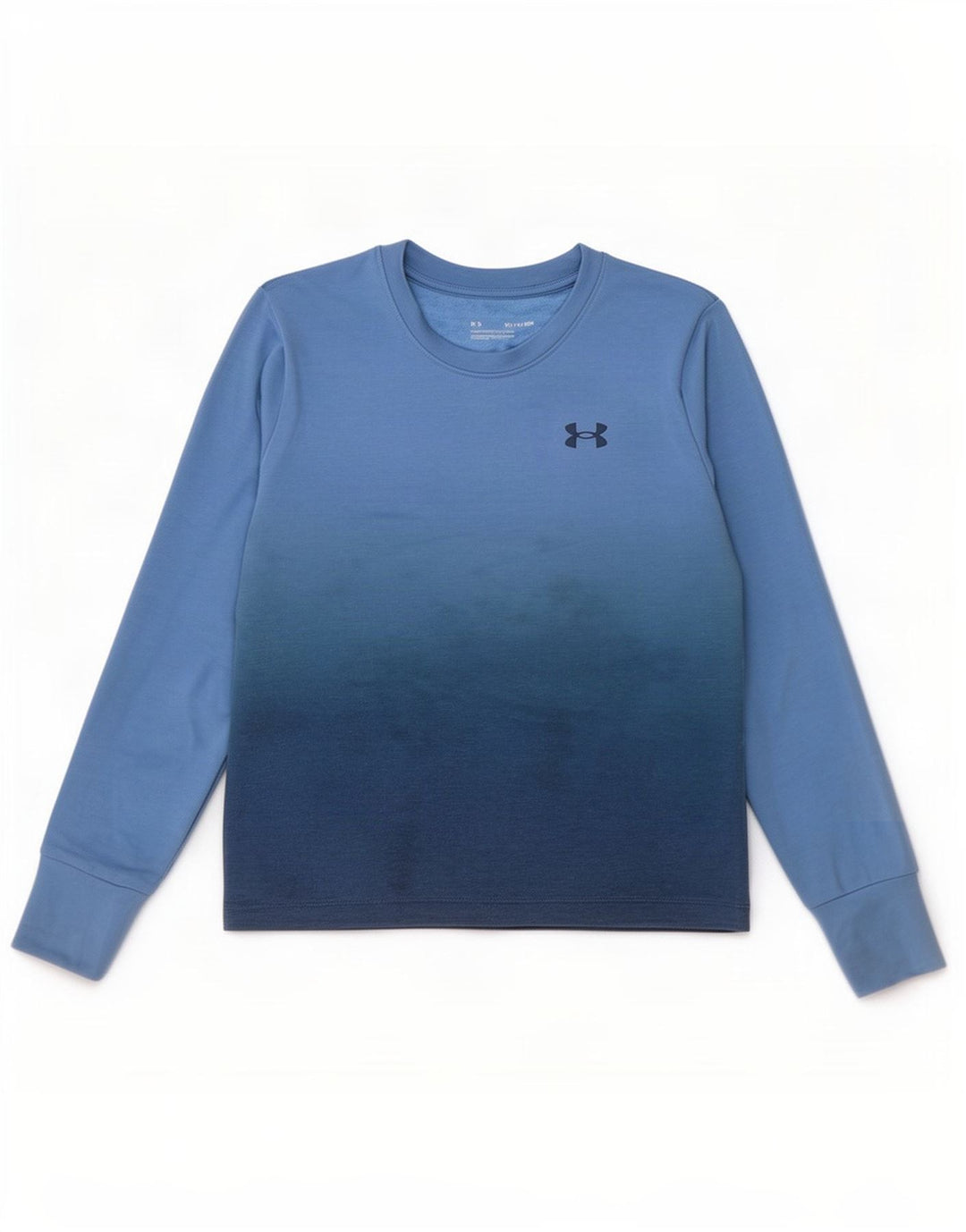 Top pentru bărbați Under Armour cu mânecă lungă XS Blue Tie Dye Poliester