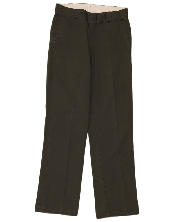 DICKIES Pantaloni chino drepți pentru bărbați W29 L32 Kaki Poliester