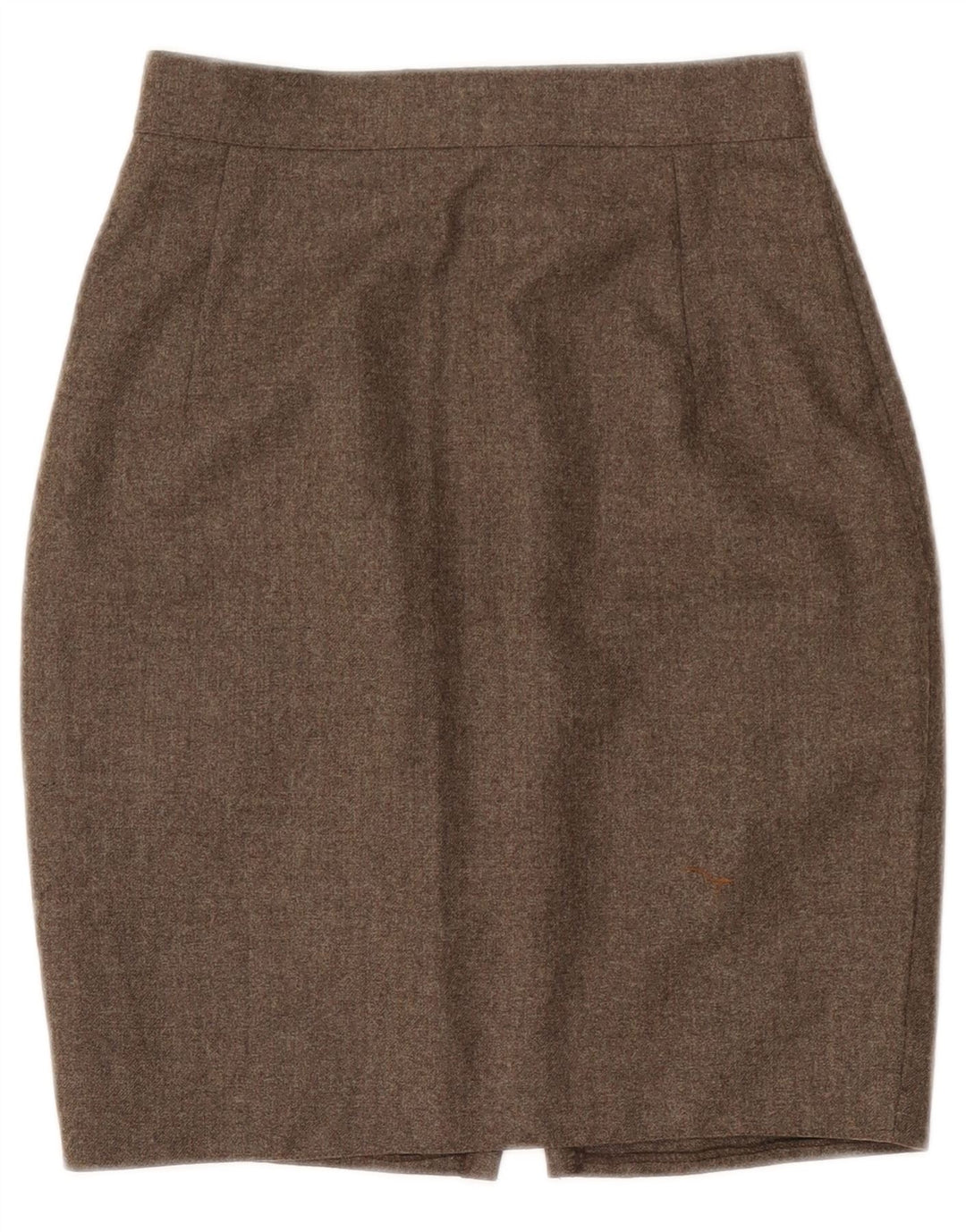 Fusta creion vintage pentru femei IT 40 Small W26 Lână gri