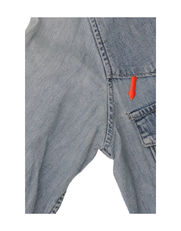 Cămașă din denim pentru femei Rifle, cu ajustare normală, UK 12, bumbac albastru mediu