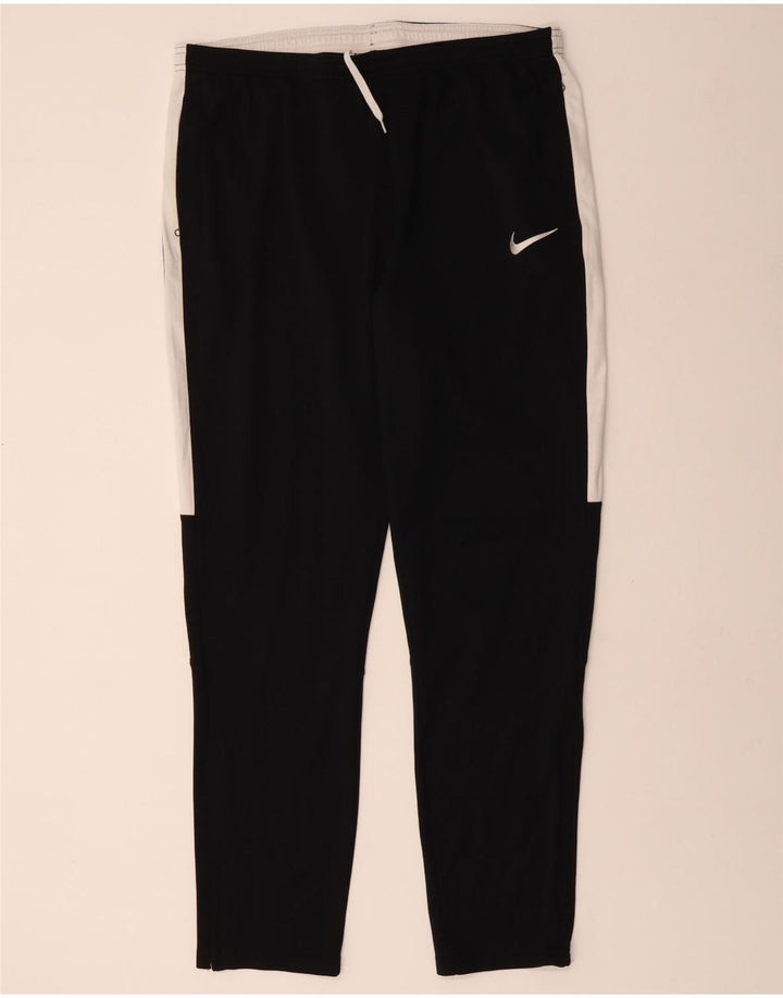 Pantaloni de trening NIKE Dri Fit pentru bărbați, 2XL, poliester color bloc negru