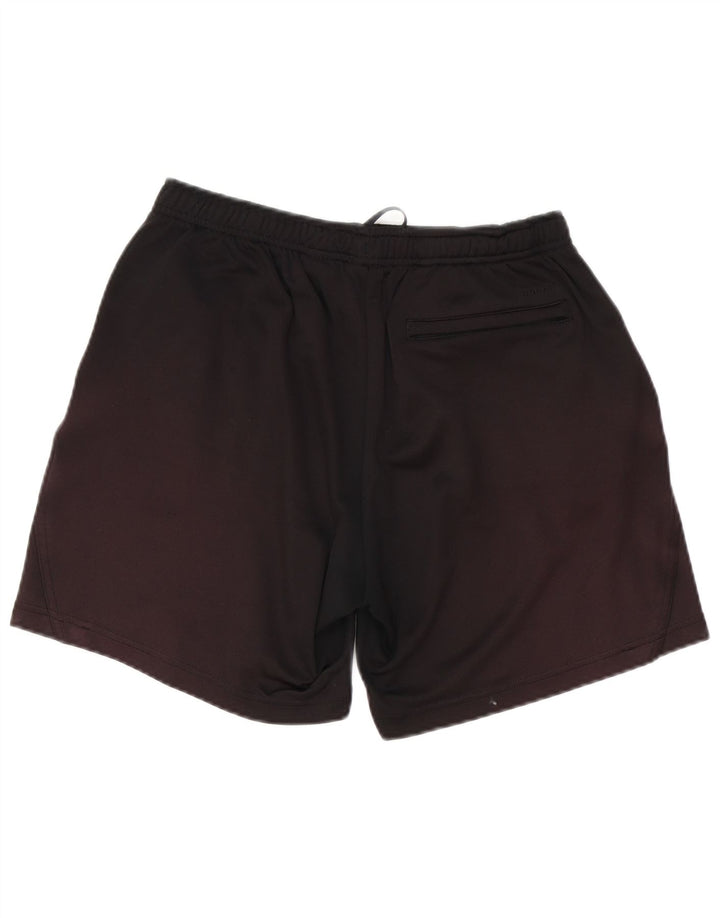 Pantaloni scurți sport Nike pentru bărbați, poliester mediu negru