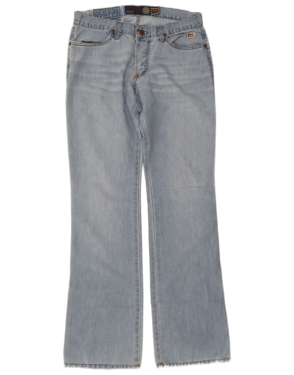 Blugi roy Rogers pentru femei Seven Bell Bootcut IT 46 Large W32 L34 Blue Bumbac