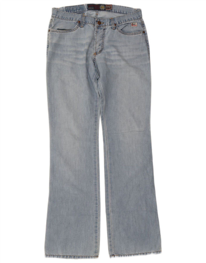 Blugi roy Rogers pentru femei Seven Bell Bootcut IT 46 Large W32 L34 Blue Bumbac
