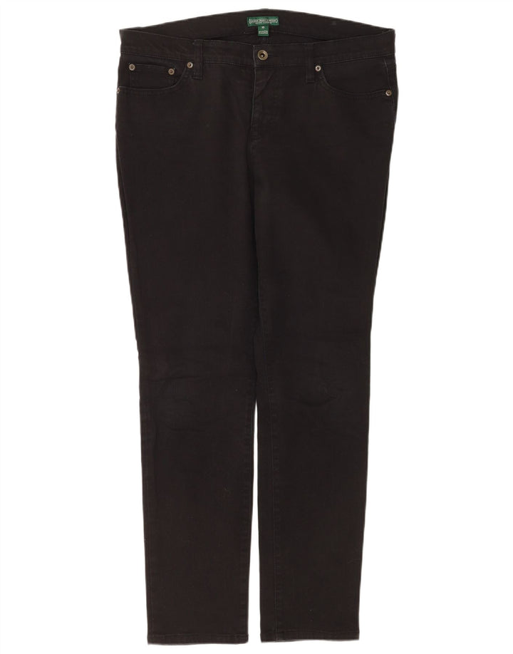 Blugi slim pentru femei Ralph Lauren US 10 Large W32 L30 Bumbac negru