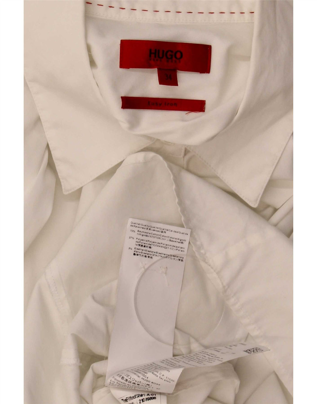 Cămașă pentru femei Hugo Boss EU 34 XS Bumbac alb
