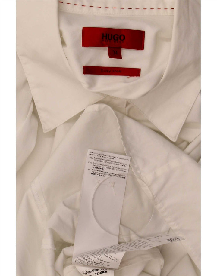 Cămașă pentru femei Hugo Boss EU 34 XS Bumbac alb