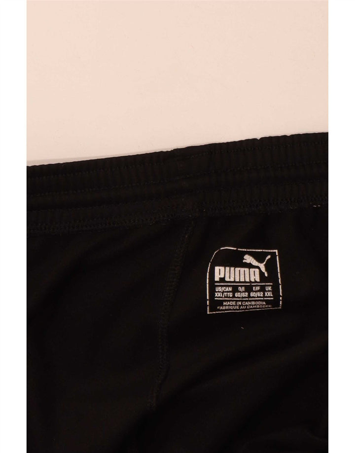 Pantaloni de trening Puma pentru bărbați, croială scurtă, 2XL, Negru