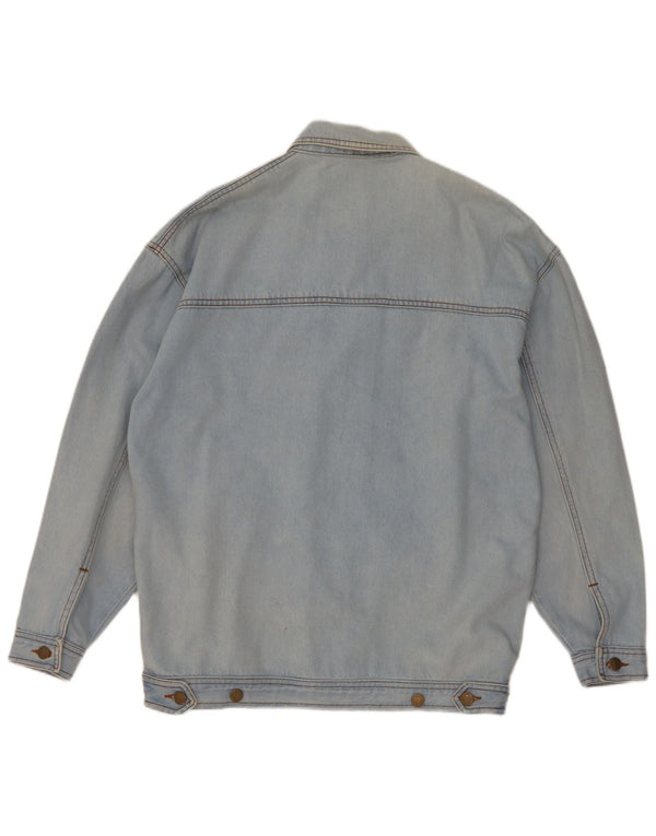 Together Womens Oversized Denim Jacket UK 10 Small Blue Bumbac Noutate