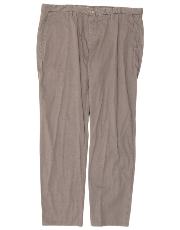 Pantaloni chino drepți pentru bărbați Trussardi IT 52 XL W36 L29 gri