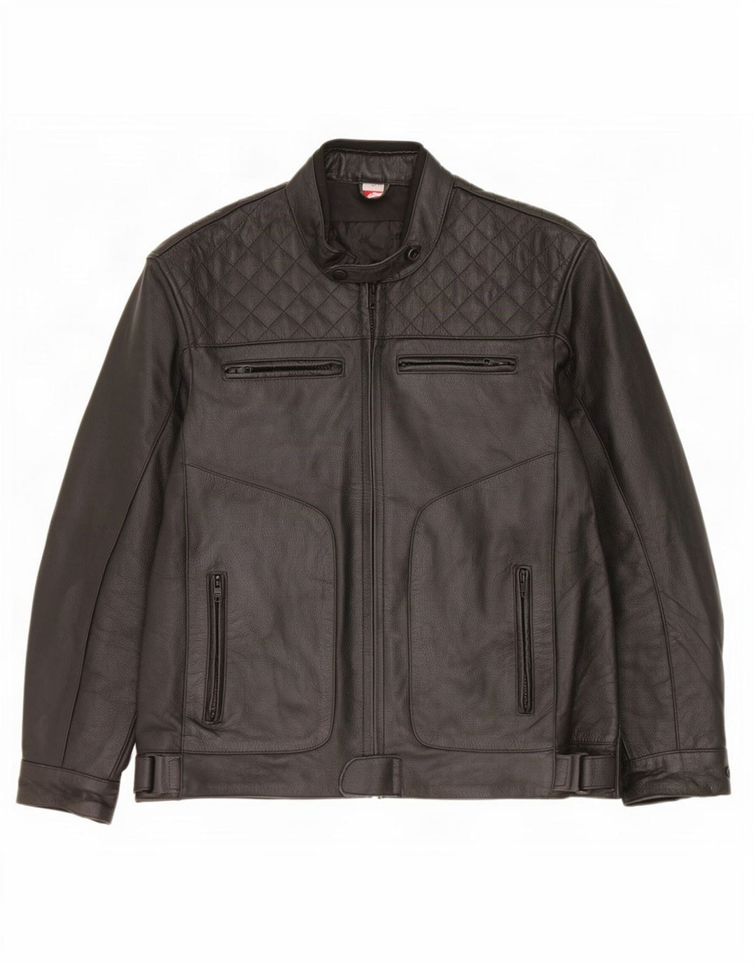 Jachetă de piele pentru bărbați Texpeed UK 40 Large Black