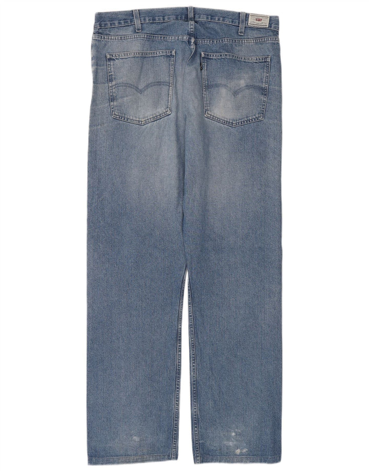 Blugi drepti pentru bărbați Levi's W38 L34 albastru