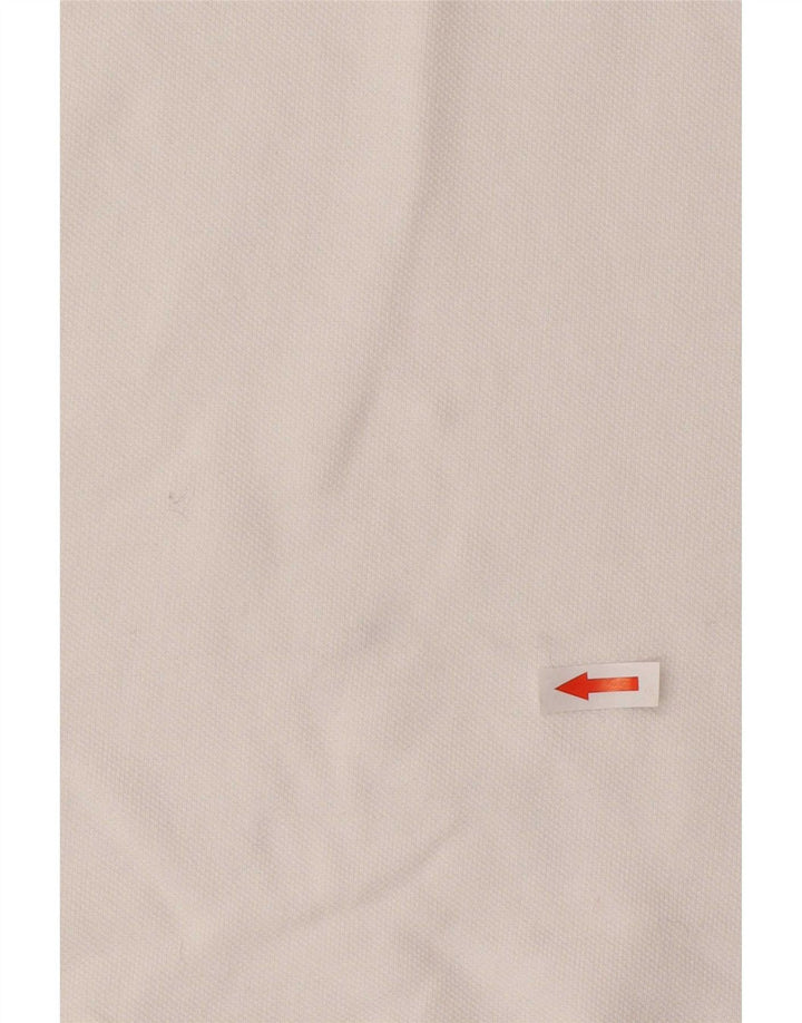 Tricou polo pentru bărbați Lotto, mare, alb, din bumbac