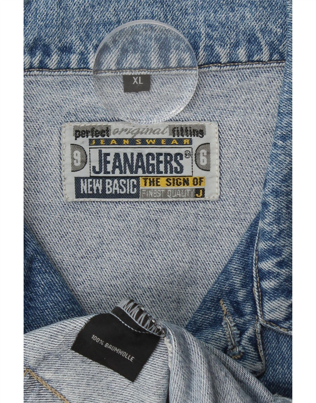 Gilet pentru femei Jeanagers din denim UK 18 XL, bumbac albastru