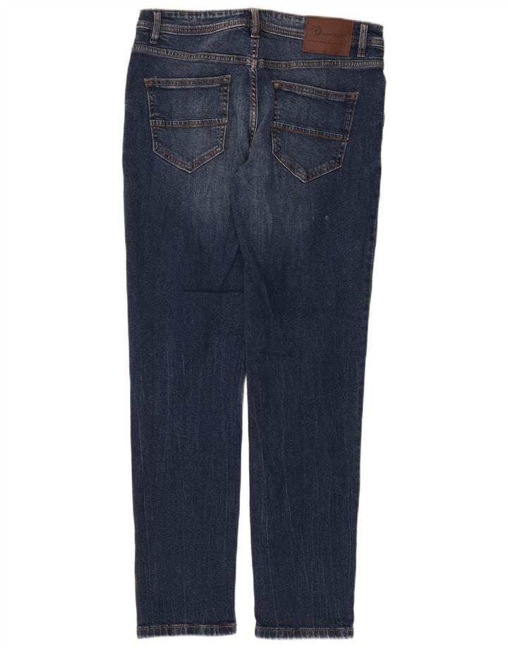 DACK'S Mens Slim Jeans IT 48 Medium W34 L32 Blue Cotton
