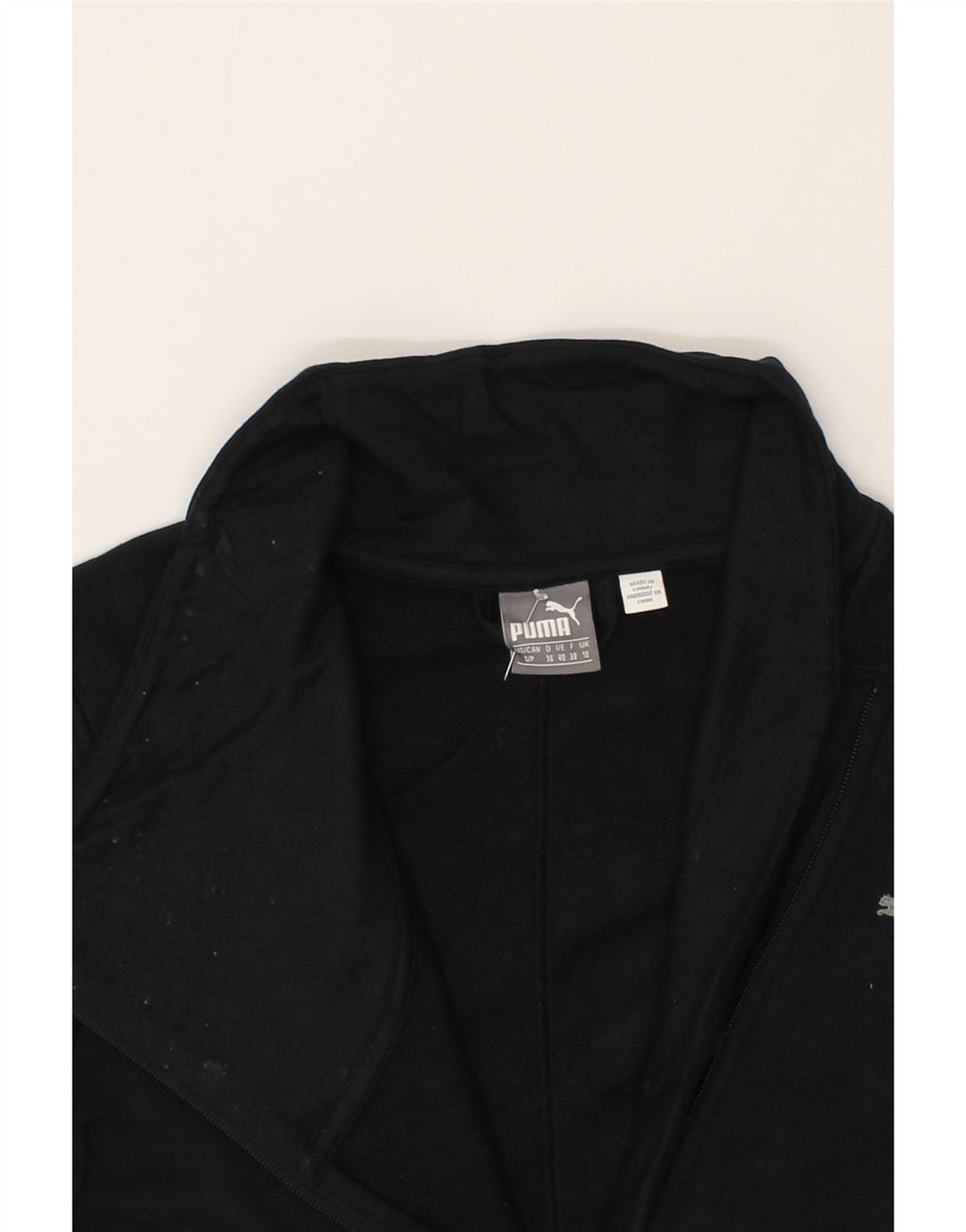 Jachetă de trening PUMA pentru femei UK 10 Small Black
