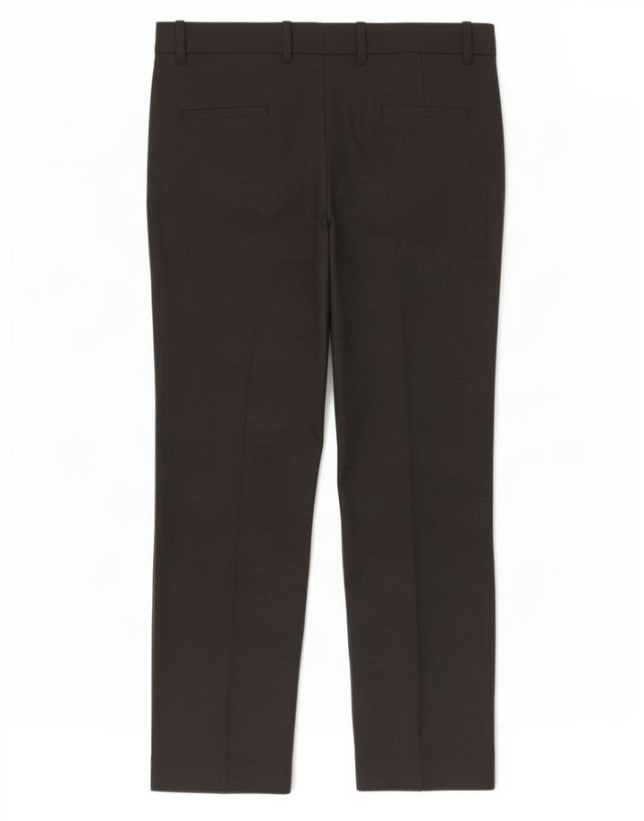 Pantaloni chino drepti pentru femei Zara Mediu L28 L28 Gri Poliester