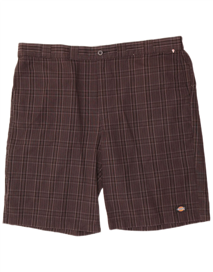 Pantaloni scurți cargo pentru bărbați Dickies, cu tăiere obișnuită, W46 3XL, maro, check