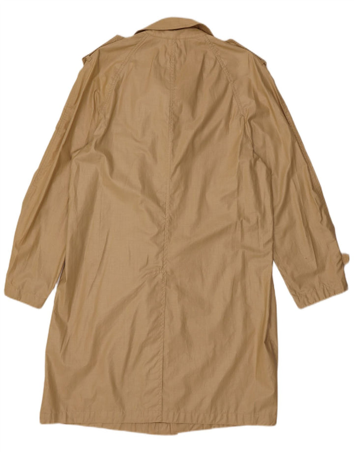 Trench pentru femei VINTAGE UK 14 bumbac mediu bej