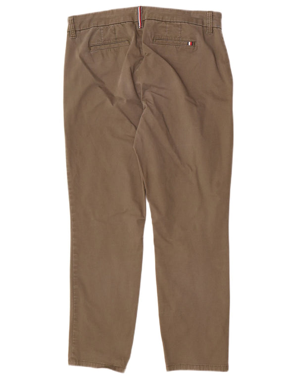 Pantaloni chino obișnuiți pentru femei Tommy Hilfiger US 10 Large W32 L27 Khaki