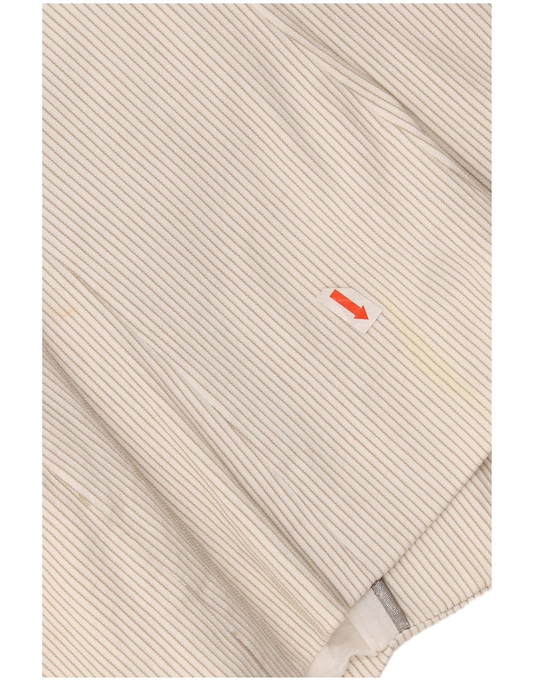 Blazer pentru femei Zara cu 1 nasture UK 14 mare bumbac alb cu dungi