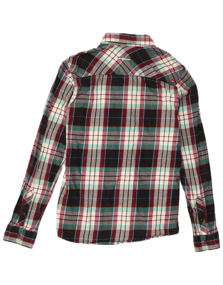 Cămașă de flanel Quiksilver pentru bărbați, mijlocie, multicoloră