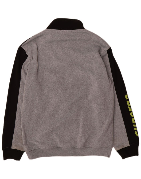 Jachetă de trening grafică pentru bărbați Superga, 2XL, poliester color bloc, gri