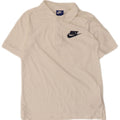 Tricou polo Nike pentru băieți 10-11 ani, bumbac alb mediu