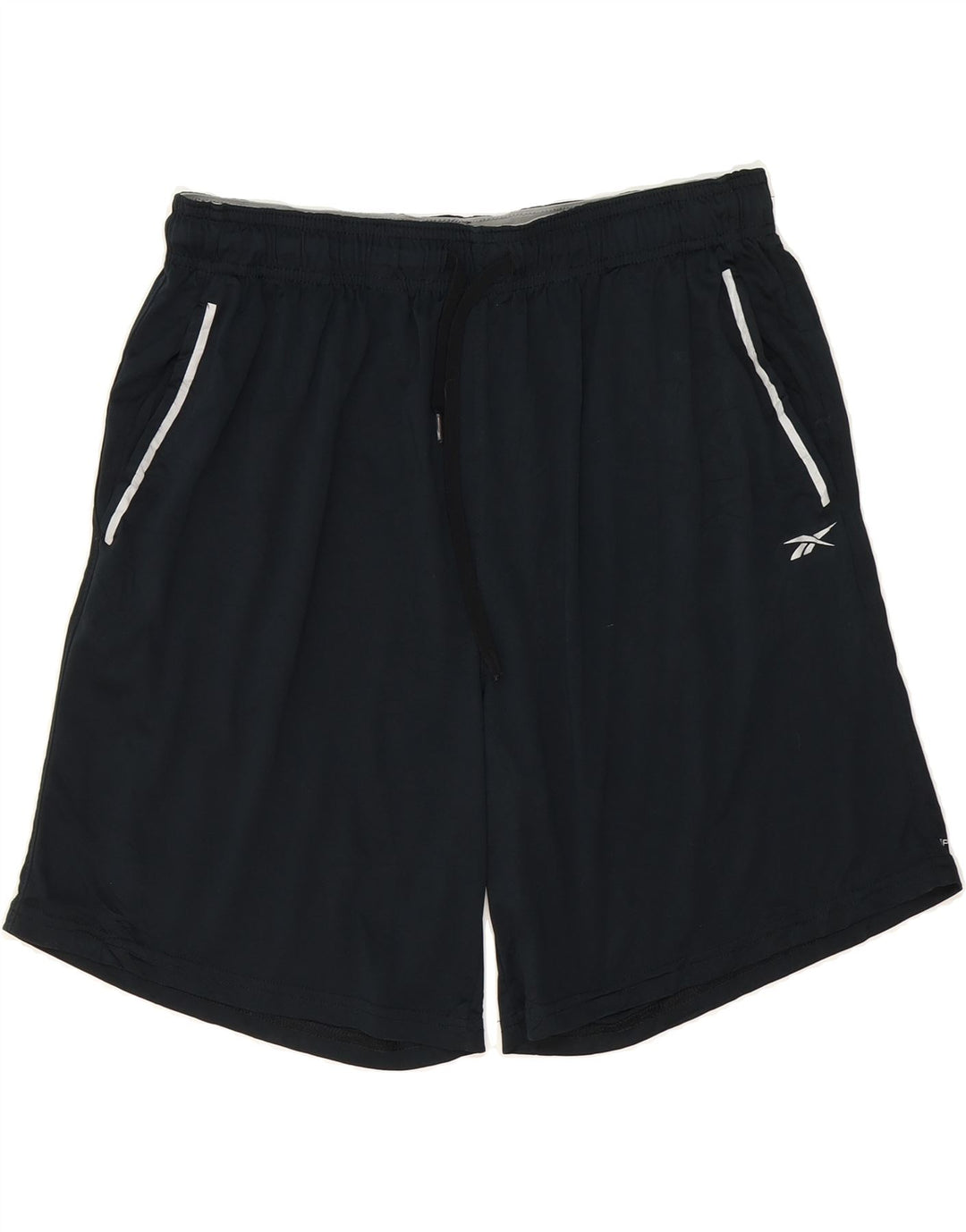 REEBOK Boys Sport Shorts 15-16 Years XL Black Polyester Vintage Reebok and Second-Hand Reebok from Messina Hembry 