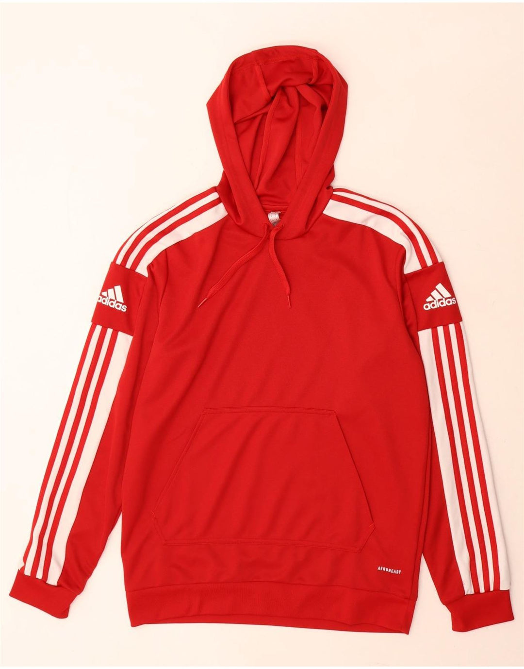 Pulover Adidas Aeroready pentru bărbați, poliester roșu mediu