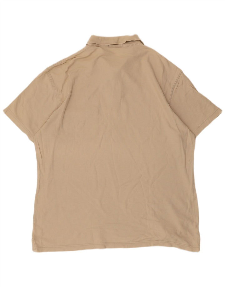 Tricou polo pentru bărbați FILA XL, bej, bumbac