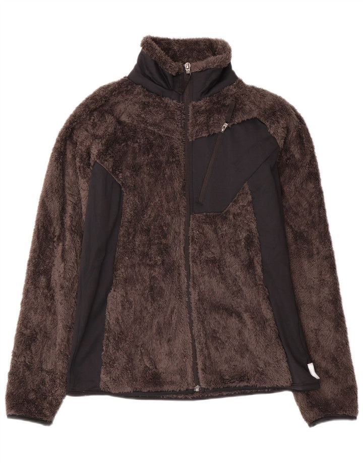 Jachetă fleece Columbia pentru femei UK 14 Gri mediu Poliester color bloc