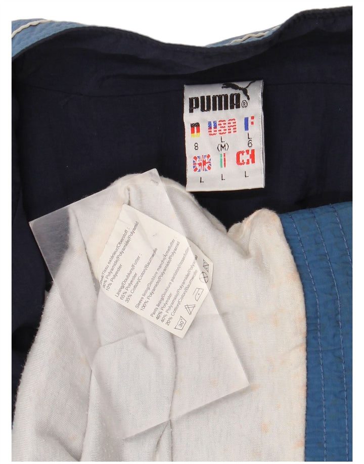 Jachetă de trening pentru bărbați Puma, mare, albastru, poliamidă color bloc