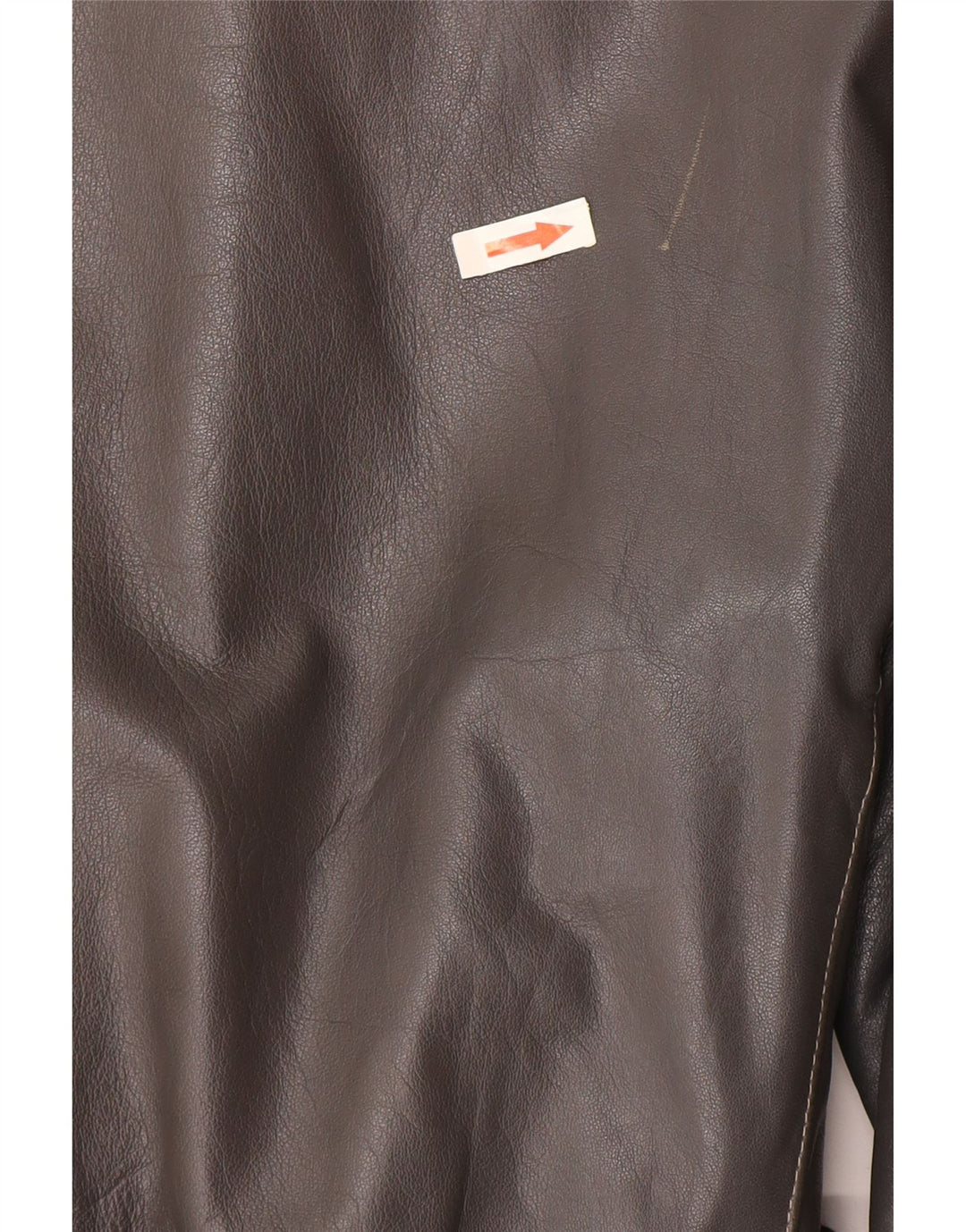 Jachetă de piele vintage pentru femei UK 16 mare, gri