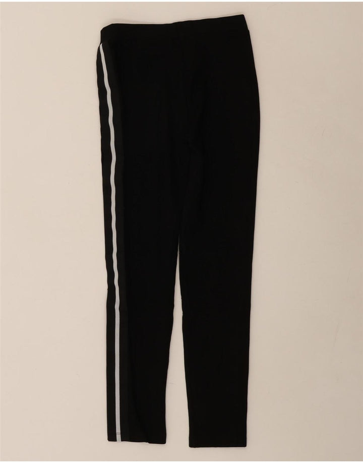 Pantaloni de trening ZARA pentru femei UK 12 Viscoză cu dungi negre medii