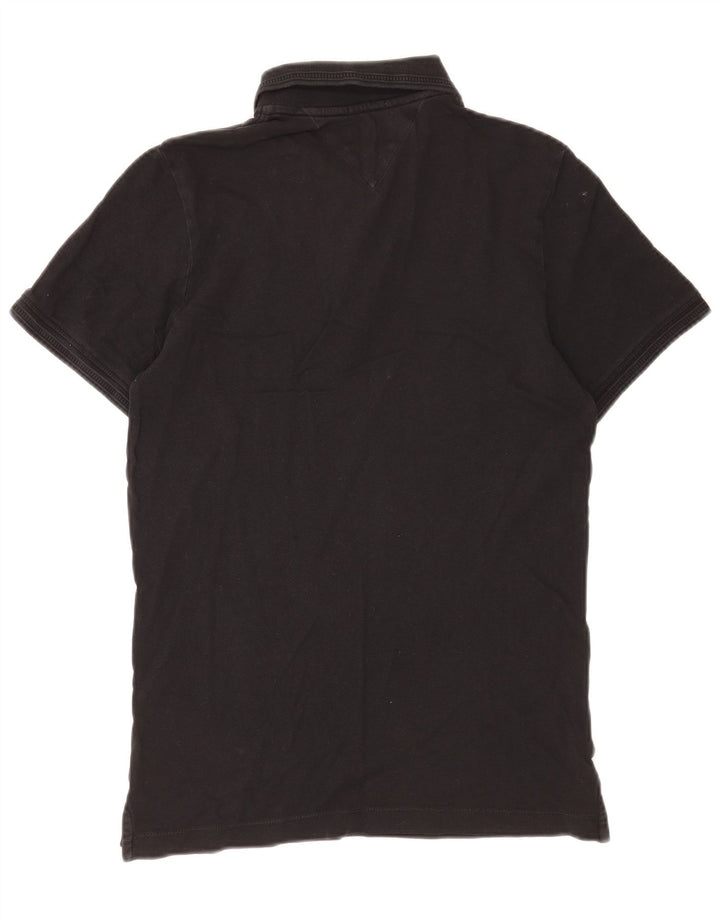 Tricou polo slim fit Tommy Hilfiger pentru bărbați, negru