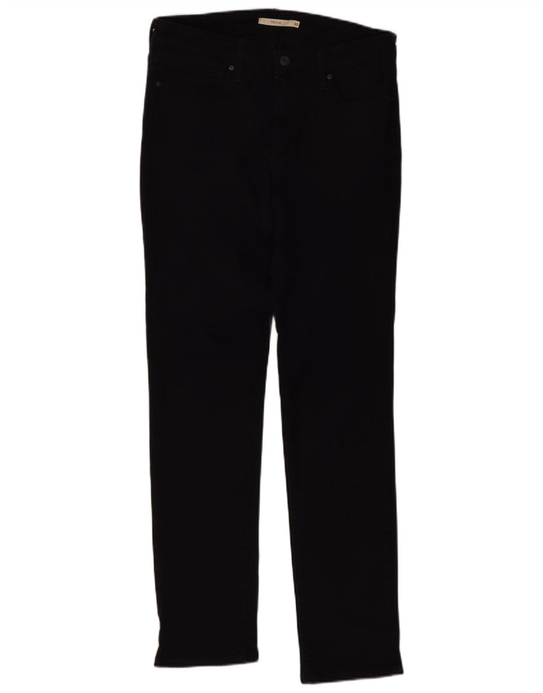 Blugi Levi's 712 Slim pentru femei W30 L32 bumbac negru
