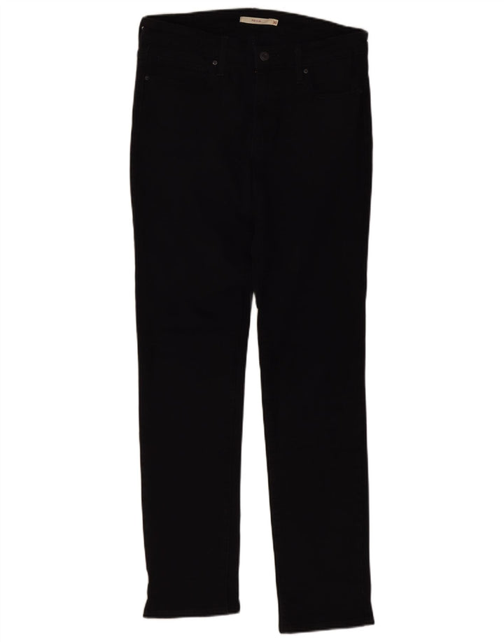 Blugi Levi's 712 Slim pentru femei W30 L32 bumbac negru