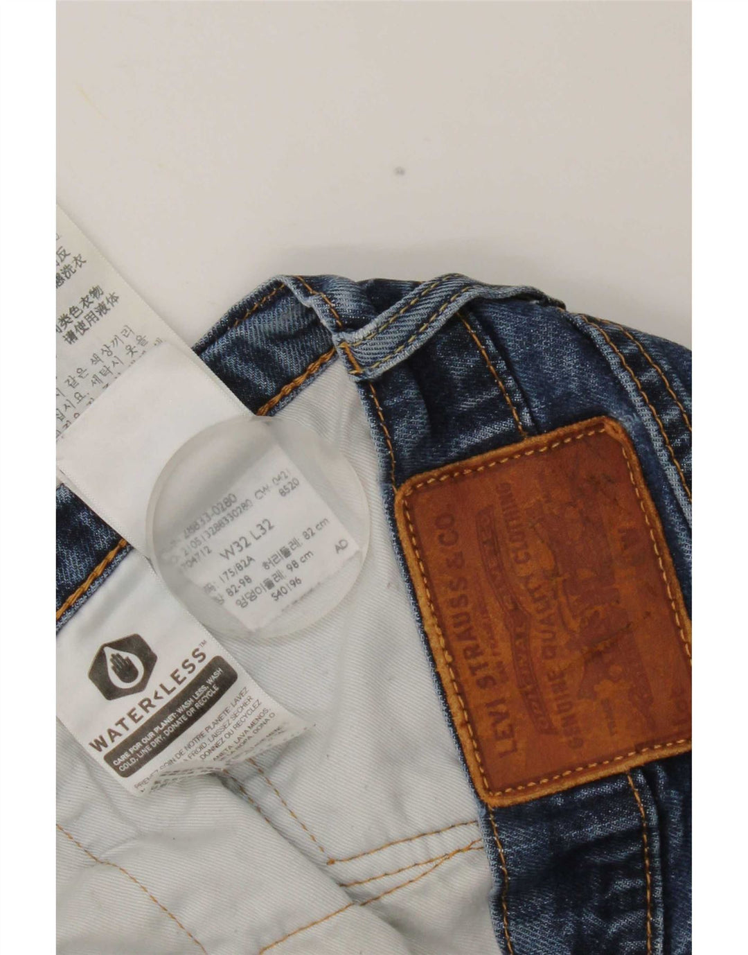 Blugi skinny pentru femei Levi's W32 L28 Bumbac albastru