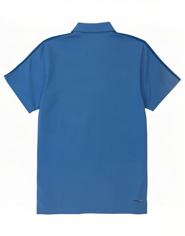 Tricou polo Adidas Clima 365 pentru bărbați, bumbac albastru mic