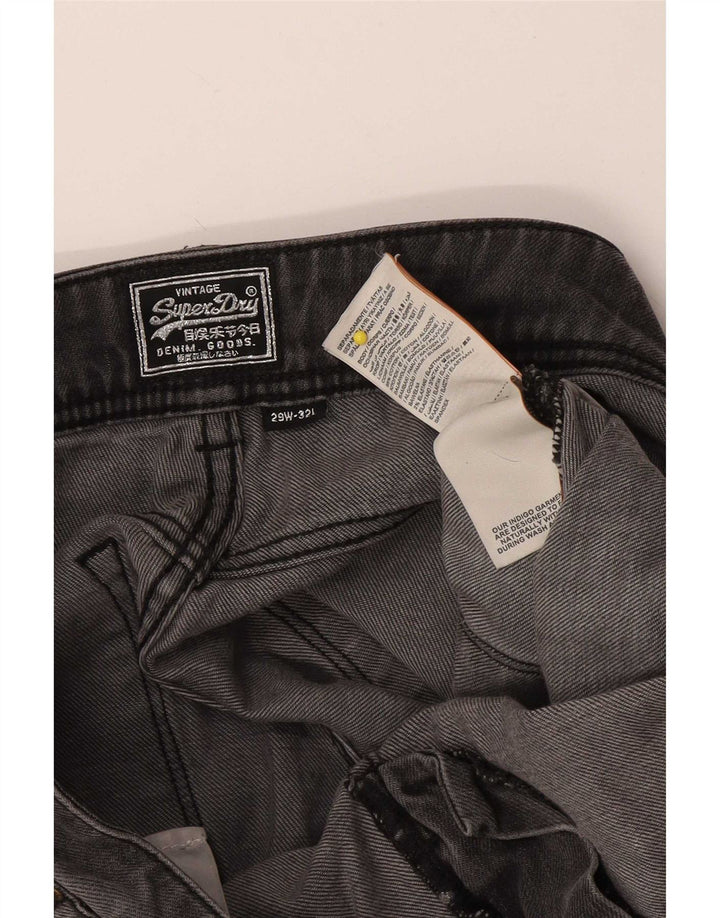 Blugi slim pentru femei Superdry W29 L32 bumbac gri