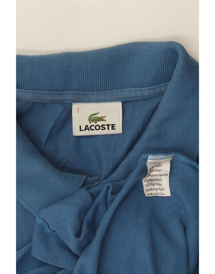 Tricou polo pentru bărbați Lacoste Mărimea 7 2XL Bumbac albastru