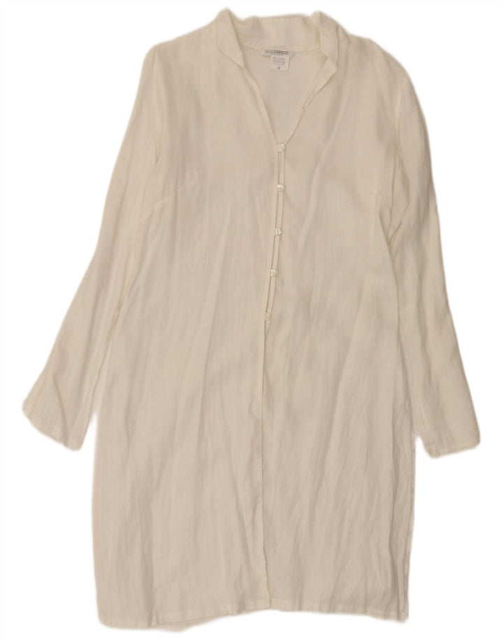Rochie cămașă pentru femei Naracamicie UK 12 Medium White