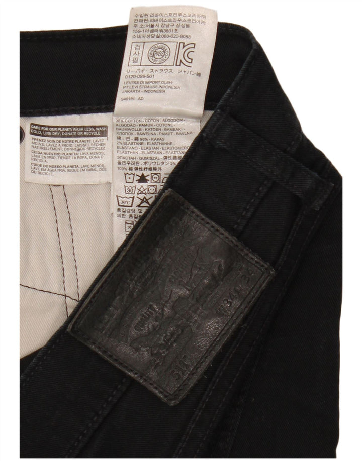 Blugi Levi's 511 Slim pentru bărbați W34 L34 bumbac negru
