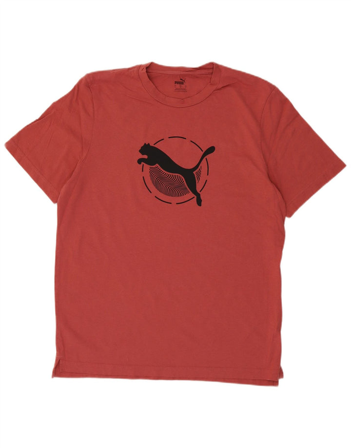 Tricou grafic Puma pentru bărbați Top mare bumbac roșu